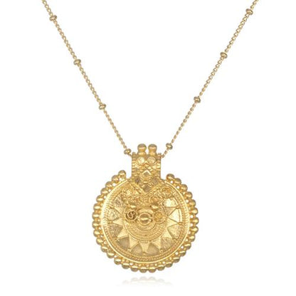 SATYA - Kette &quot;NG188-L36-B&quot; Gold Mandala