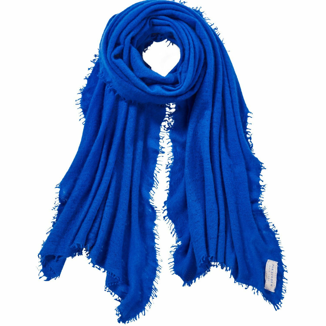 PUR SCHOEN - Kaschmirschal "247-4040" Royal Blau