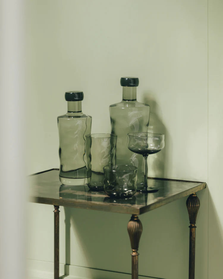 Paveau - Swirl Bottle Large, Mist (Donkergrijs)