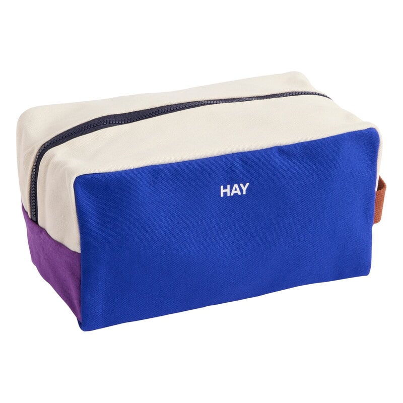 HAY - Multi Wash Bag Medium, Electric blue multi