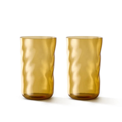Paveau - Swirl Longdrink Glasses, Set of 2, Dune