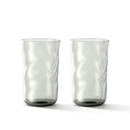 Paveau - Swirl Longdrink Glasses, Set of 2, Mist