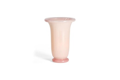 HAY - Empire Vase Medium, Light pink with pink base
