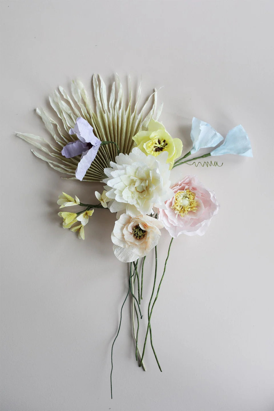 STUDIO ABOUT - PAPER FLOWER BOUQUET, 8 PCS, SORRY8