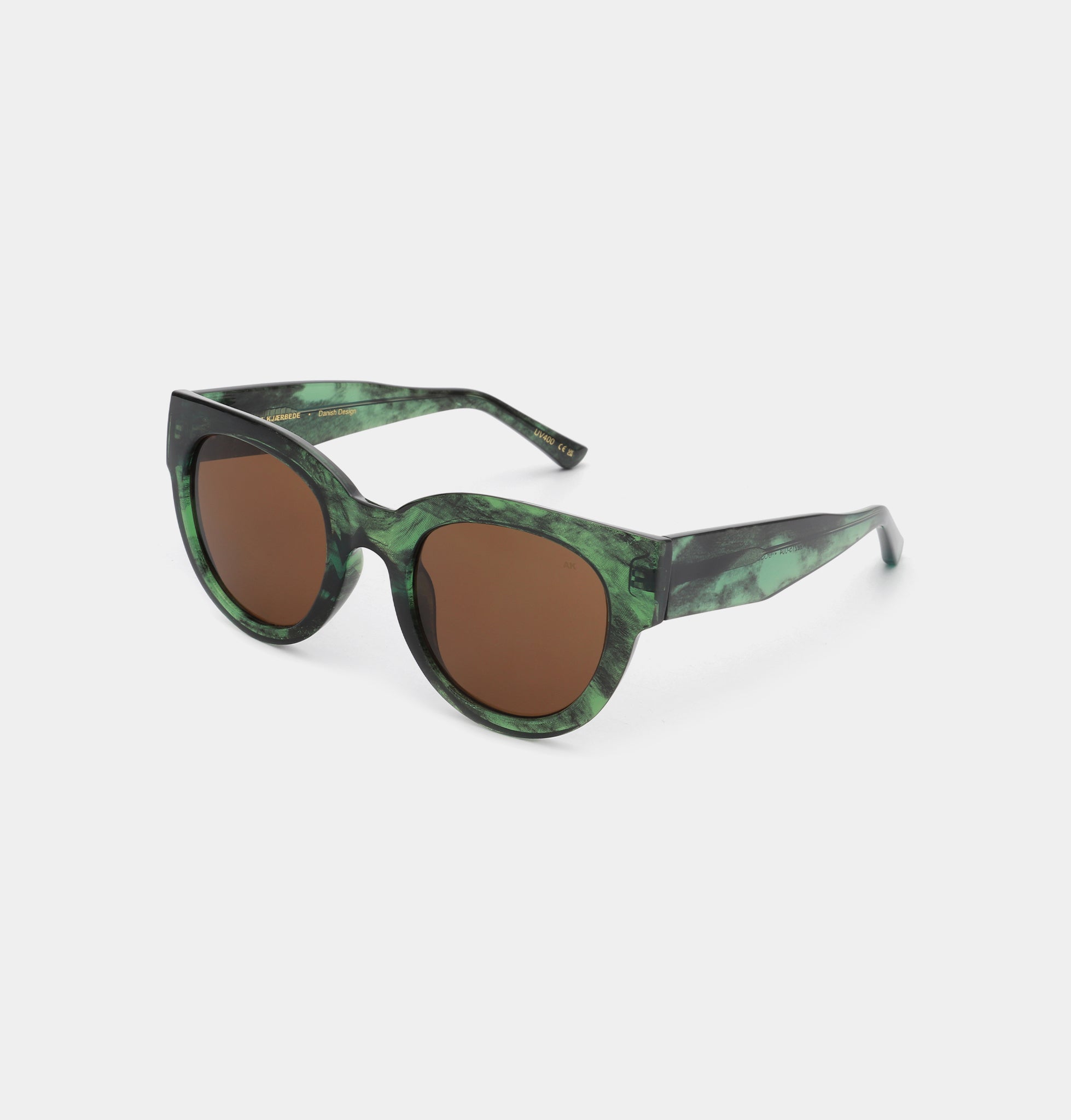 A.KJAERBEDE - Sonnenbrille "Lilly" 2215-004 Green Marble Transparent