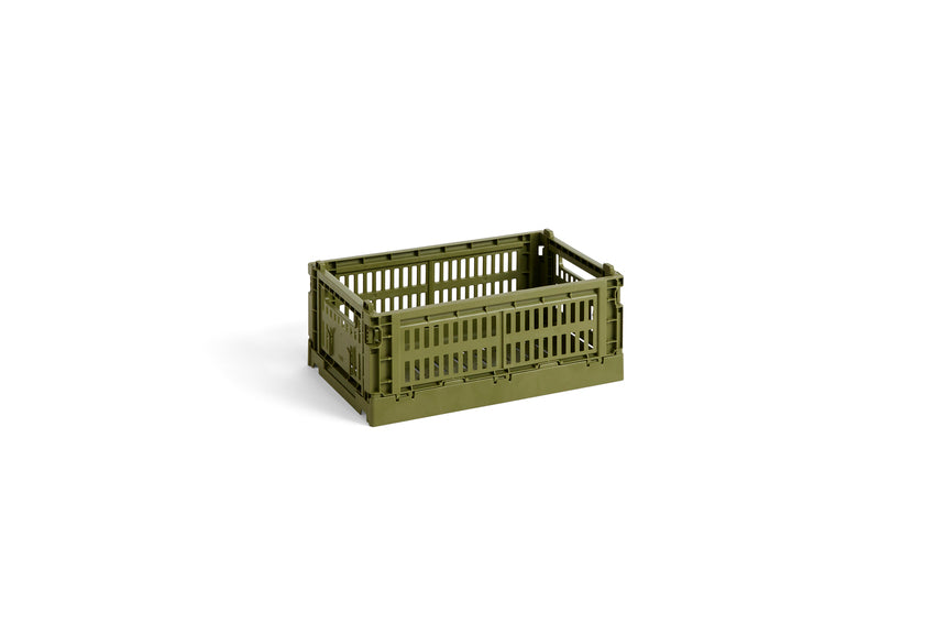 HAY - Stapelkiste &quot;Colour Crate&quot; S Olive