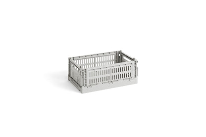 HAY - Stapelkiste &quot;Colour Crate&quot; S Light Grey