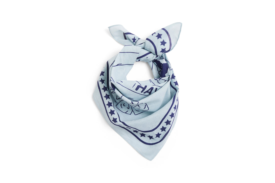 HAY - Hundetuch &quot;Dogs Scarf&quot; 55x55 Light Blue