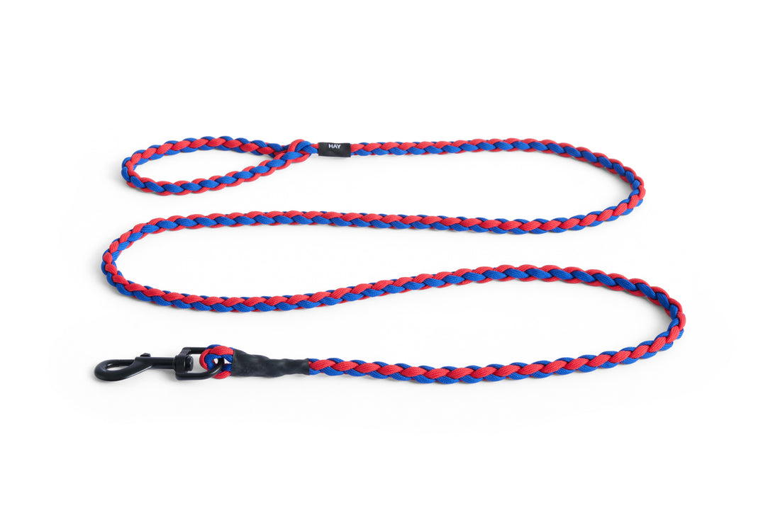 HAY - Hundeleine &quot;Dogs Leash&quot; Braided Red, Blue