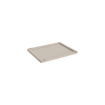 HAY - HAY Colour Crate Lid Plastic Medium, Warm grey