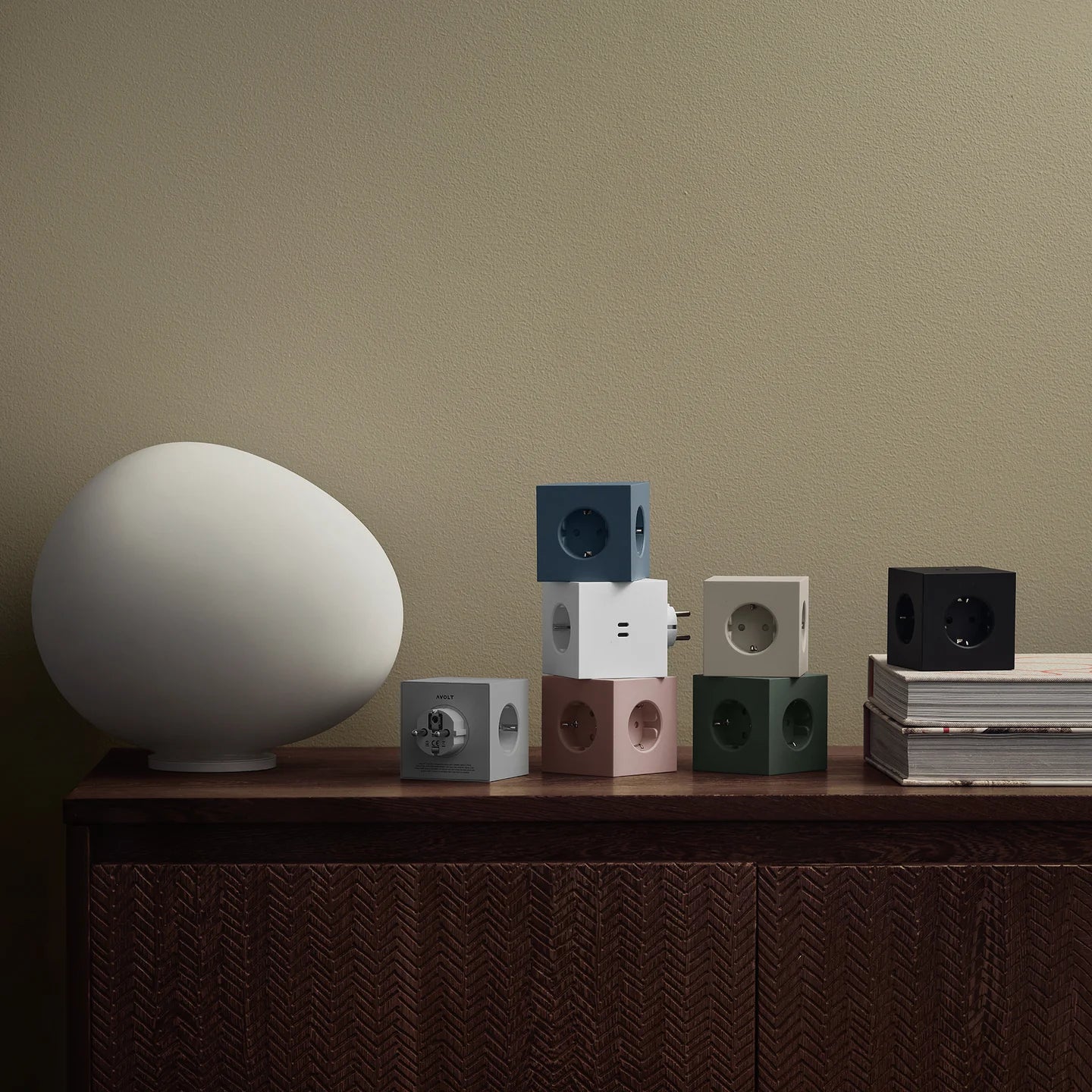 AVOLT - Steckdosenwürfel &quot;Square 2&quot; New Pink