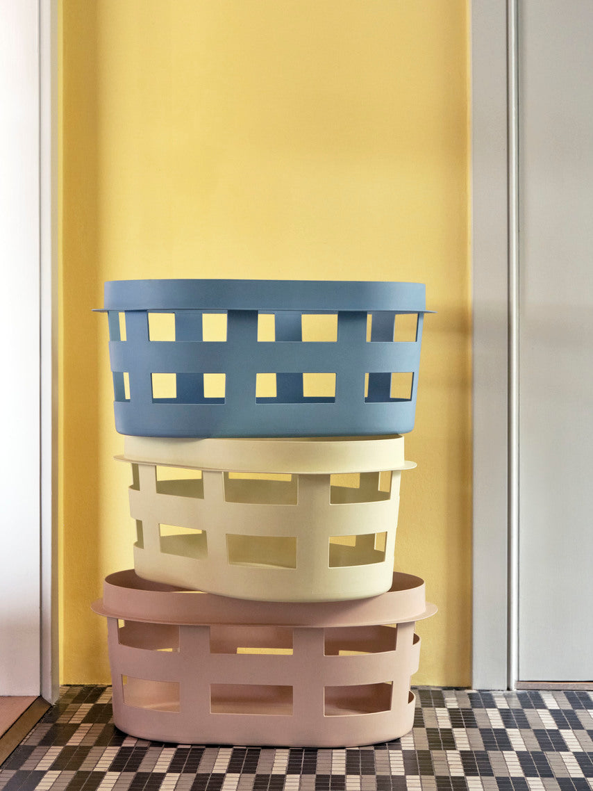HAY - Wäschekorb &quot;Basket&quot; Recycelt S Soft Yellow
