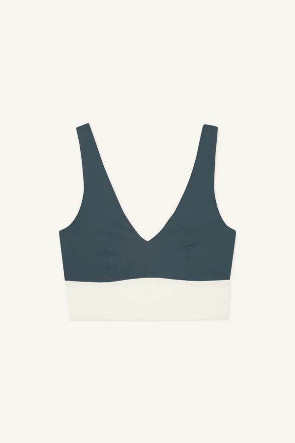 MYMARINI - YOGA TOP black-grey-white