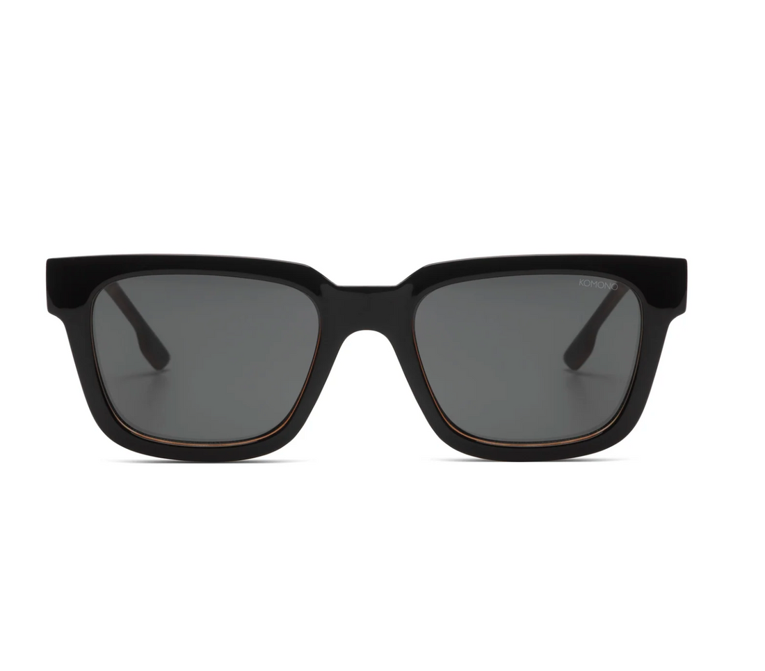 KOMONO - Sonnenbrille "BOBBY", Black tortoise