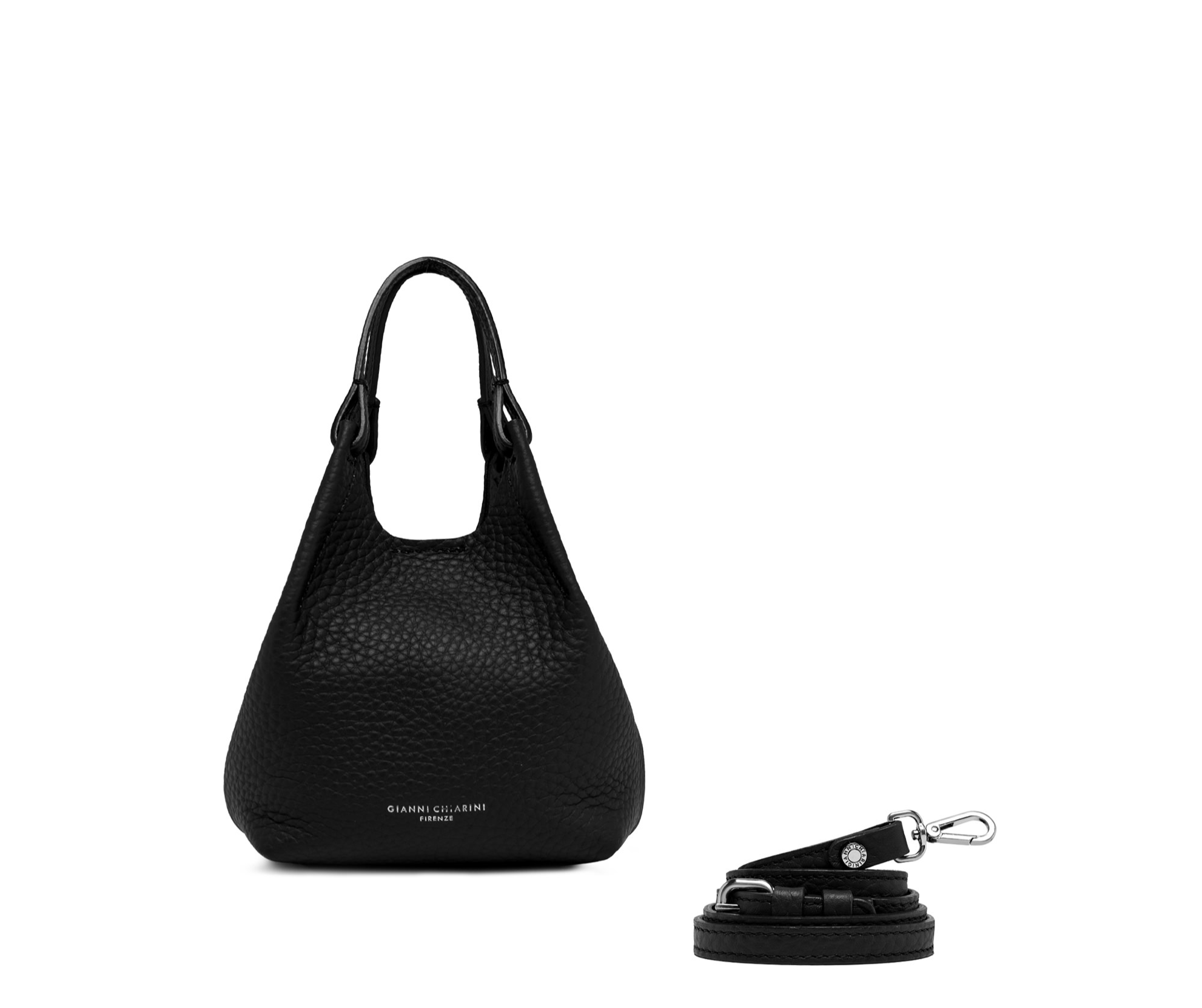 Gianna Charini - Tasche Dua, BS 9718 RNGDBL, Nero-Castoro