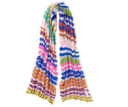 PUR SCHOEN - Kaschmirschal Stripes Multi 1