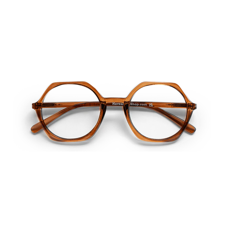 HAVE A LOOK - Lesebrille Edgy brown 2,5