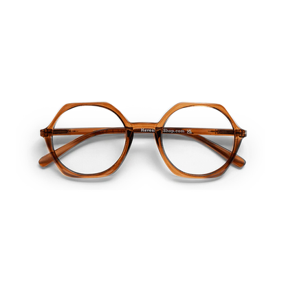 HAVE A LOOK - Lesebrille Edgy brown 2,5