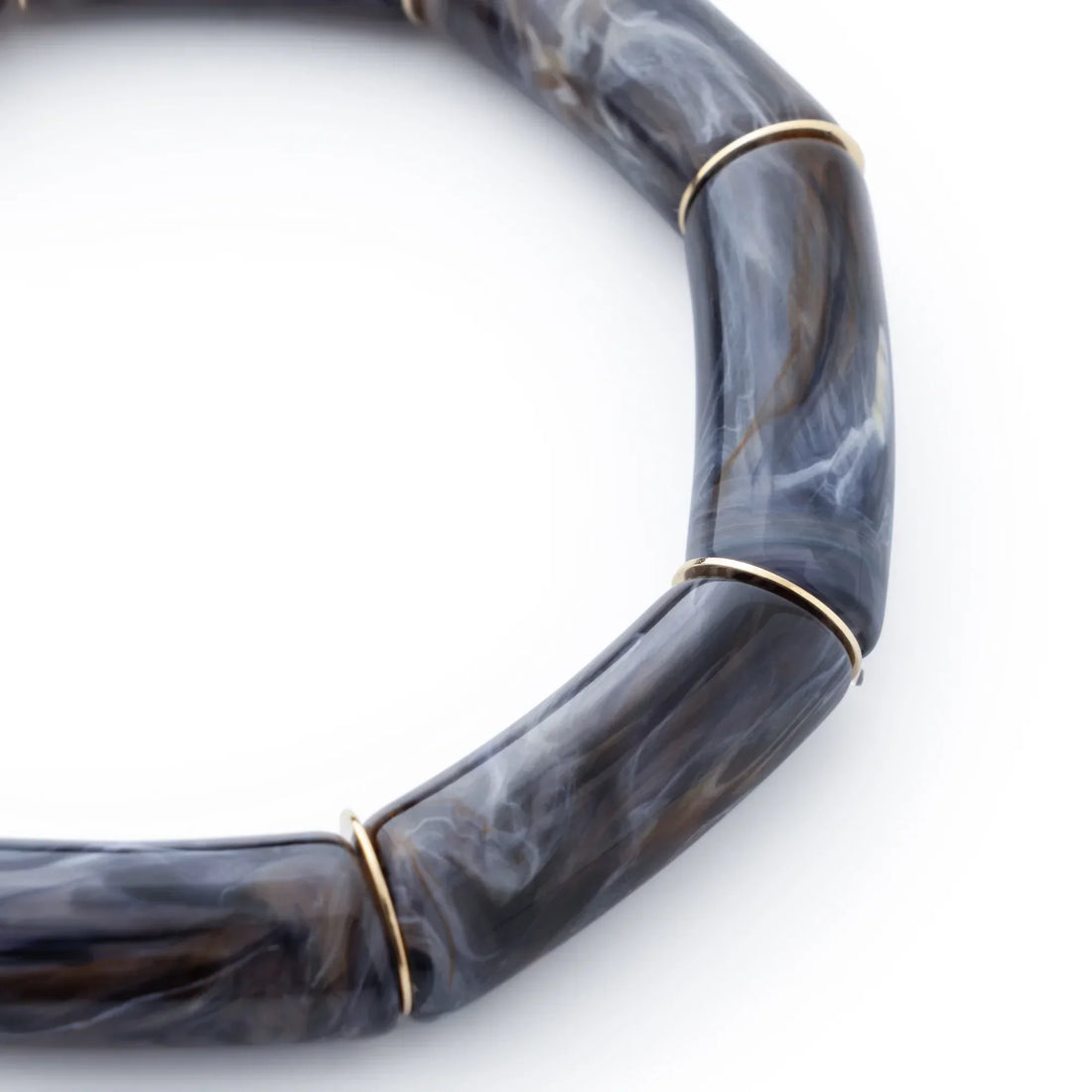 Vanessa Baroni - Flex Bracelet, VB2505BJM, Blue jeans marble
