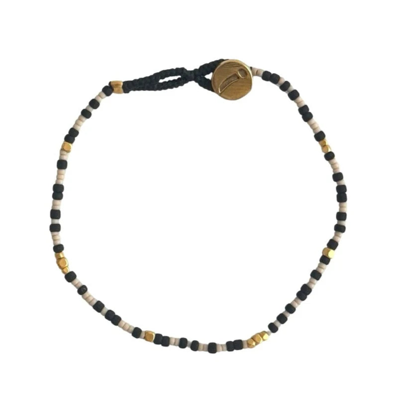 IBU - Armband &quot;Lulu Raindrop&quot; GN02 - Black