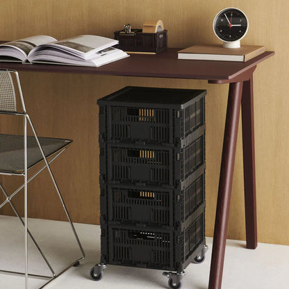 HAY - HAY Colour Crate Lid Plastic Medium, Warm grey