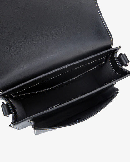 HVISK - Crossbody Bag &quot;CAYMAN POCKET SOFT STRUCTURE&quot;, Contrast Black
