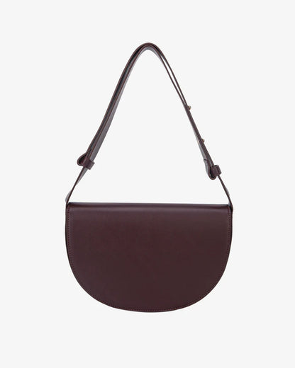 HVISK - Shoulderbag &quot;CLIFF SOFT STRUCTURE&quot;, Deep Purple