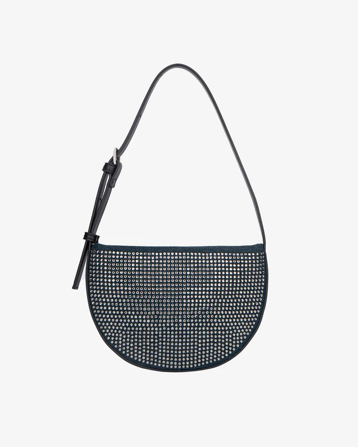 HVISK - Handbag &quot;HALO DENIM EMBELLISHED&quot;, Blue Ink