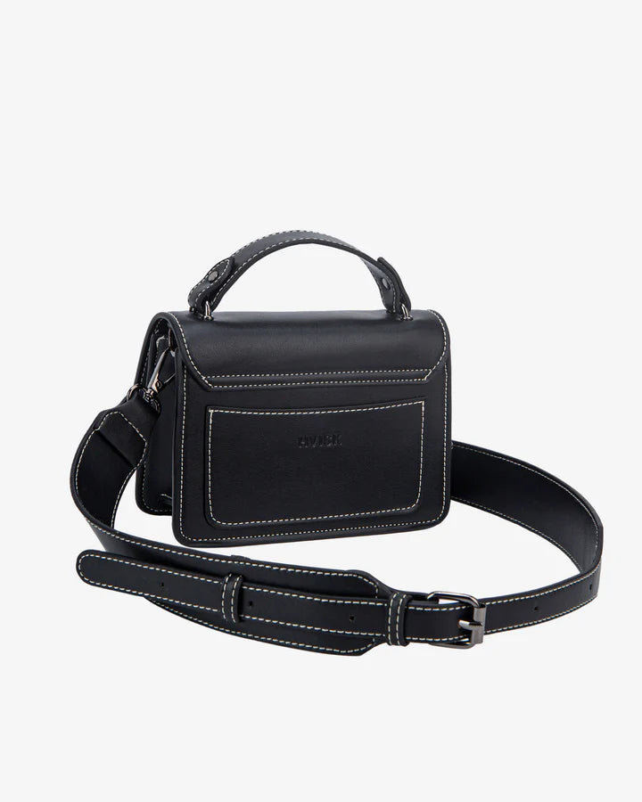 HVISK - Handbag &quot;RENEI SOFT STRUCTURE&quot;, Contrast Black