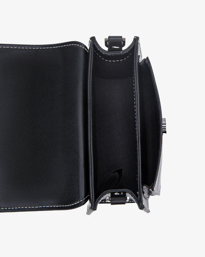 HVISK - Handbag &quot;RENEI SOFT STRUCTURE&quot;, Contrast Black