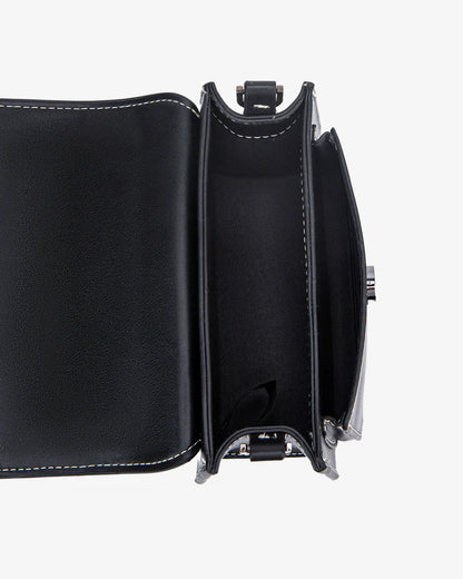HVISK - Handbag &quot;RENEI SOFT STRUCTURE&quot;, Contrast Black