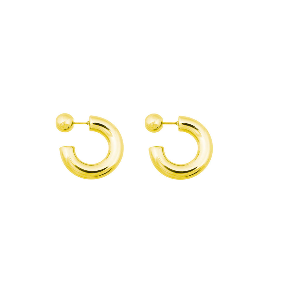 BANDHU - Ohrring &quot;Hoop Dot&quot; Gold