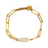 IBU JEWELS - Damen Armband "Ibu Pearl" gold bicycle chain