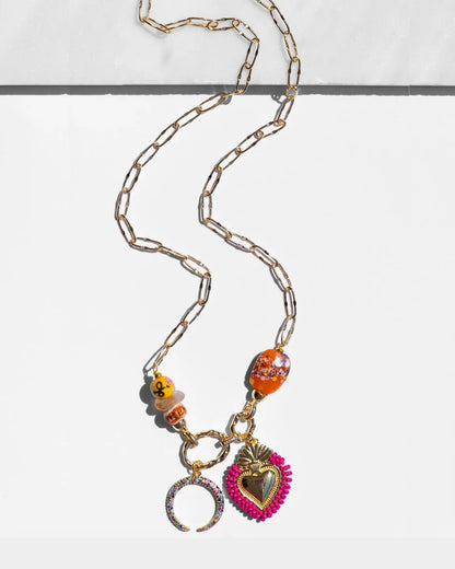 Katerina Psoma - AMORE Necklace SSN2521PNK