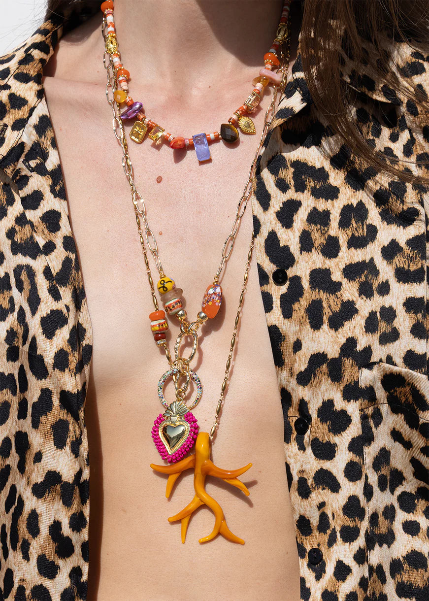 Katerina Psoma - AMORE Necklace SSN2521PNK