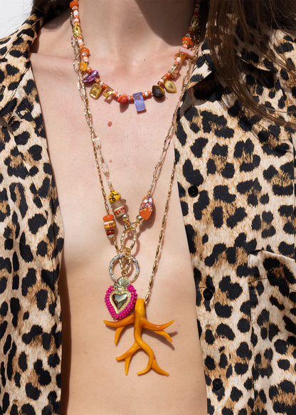 Katerina Psoma - AMORE Necklace SSN2521PNK