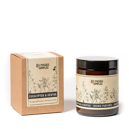 LES CHOSES SIMPLES - Duftkerze Small Eucalytpus &amp; Menthe