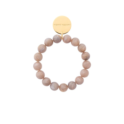 Vanessa Baroni - Mini Beads Flex Bracelet, VB2600BMA, Biancone marble