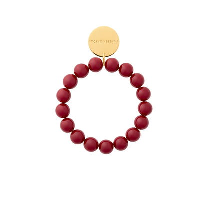 Vanessa Baroni - Mini Beads Flex Bracelet, VB2600BOM, bordeaux marble