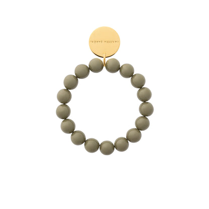 Vanessa Baroni - Mini Beads Flex Bracelet, VB2600LOL, Light olive