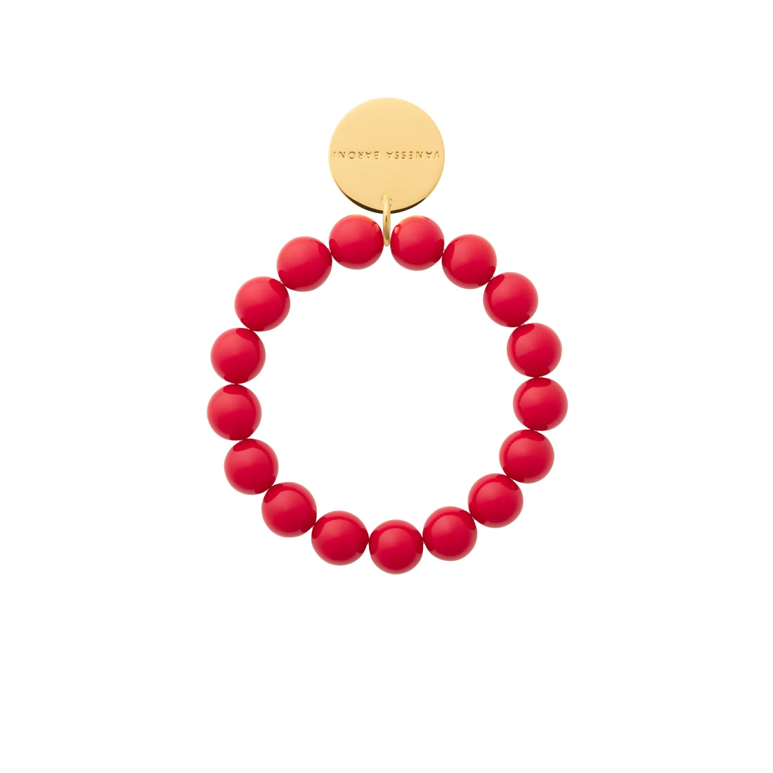 Vanessa Baroni - Mini Beads Flex Bracelet, VB2600RE, scarlet red