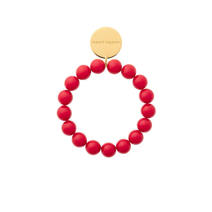 Vanessa Baroni - Mini Beads Flex Bracelet, VB2600RE, scarlet red