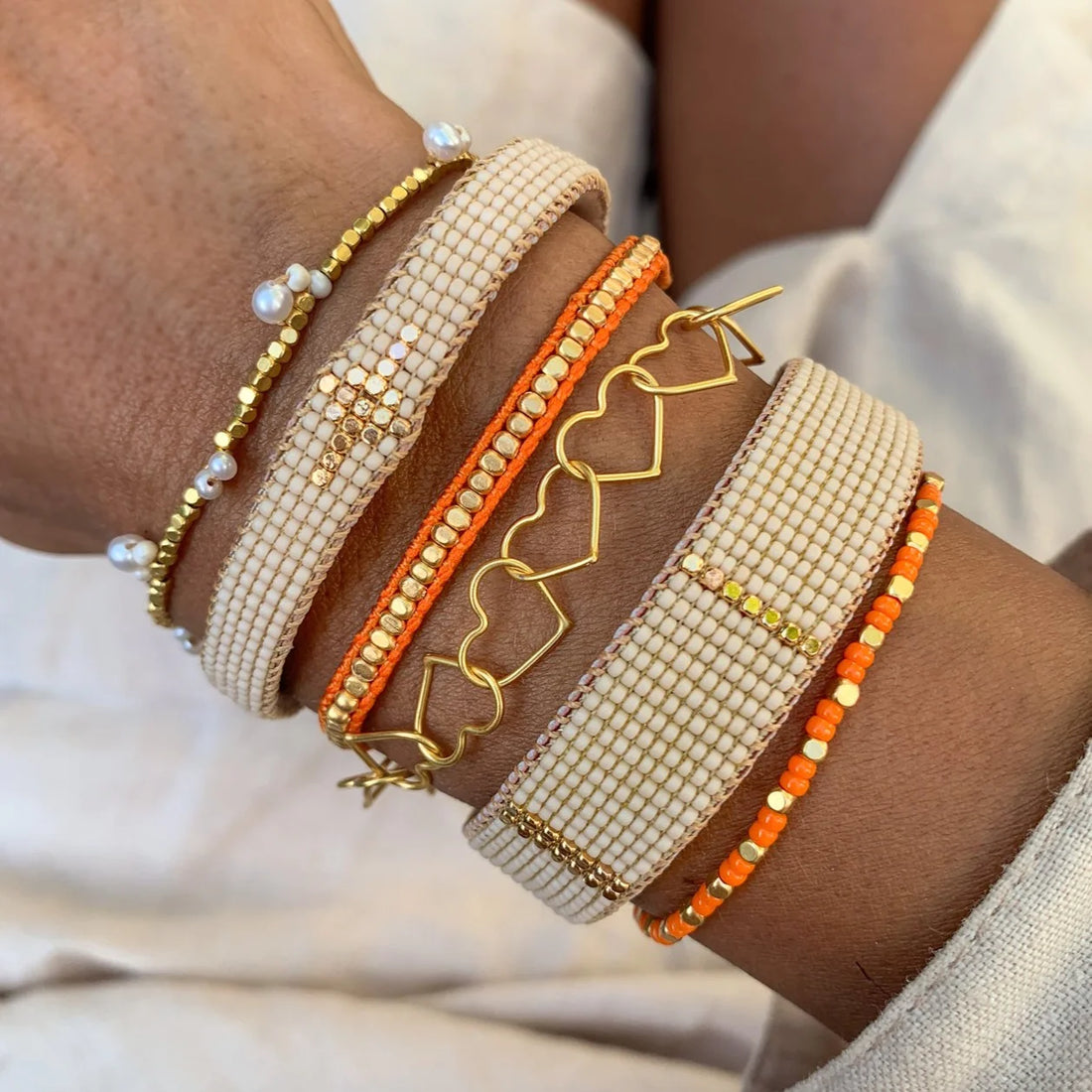 IBU JEWELS - Damen Armband "Ibu" IBU04 Heart