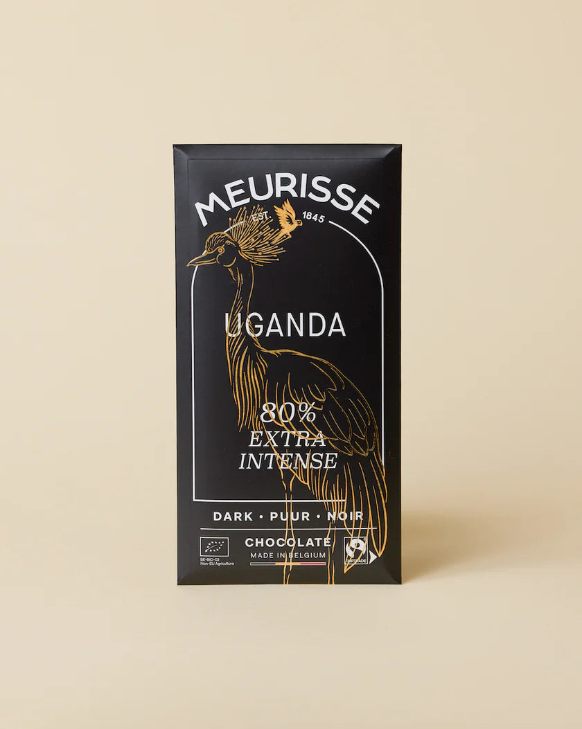 MEURISSE - Dark Chocolate from Uganda, 100g tablet