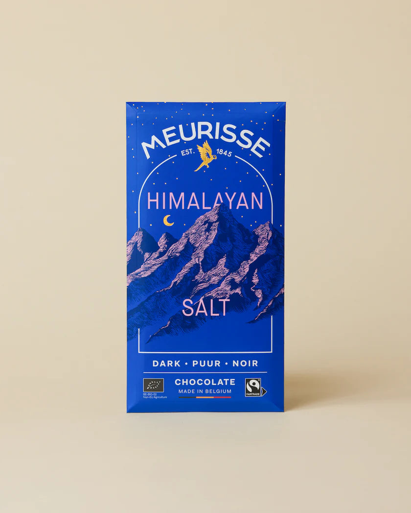 MEURISSE - Dark Chocolate with Himalayan Salt , 100g tablet