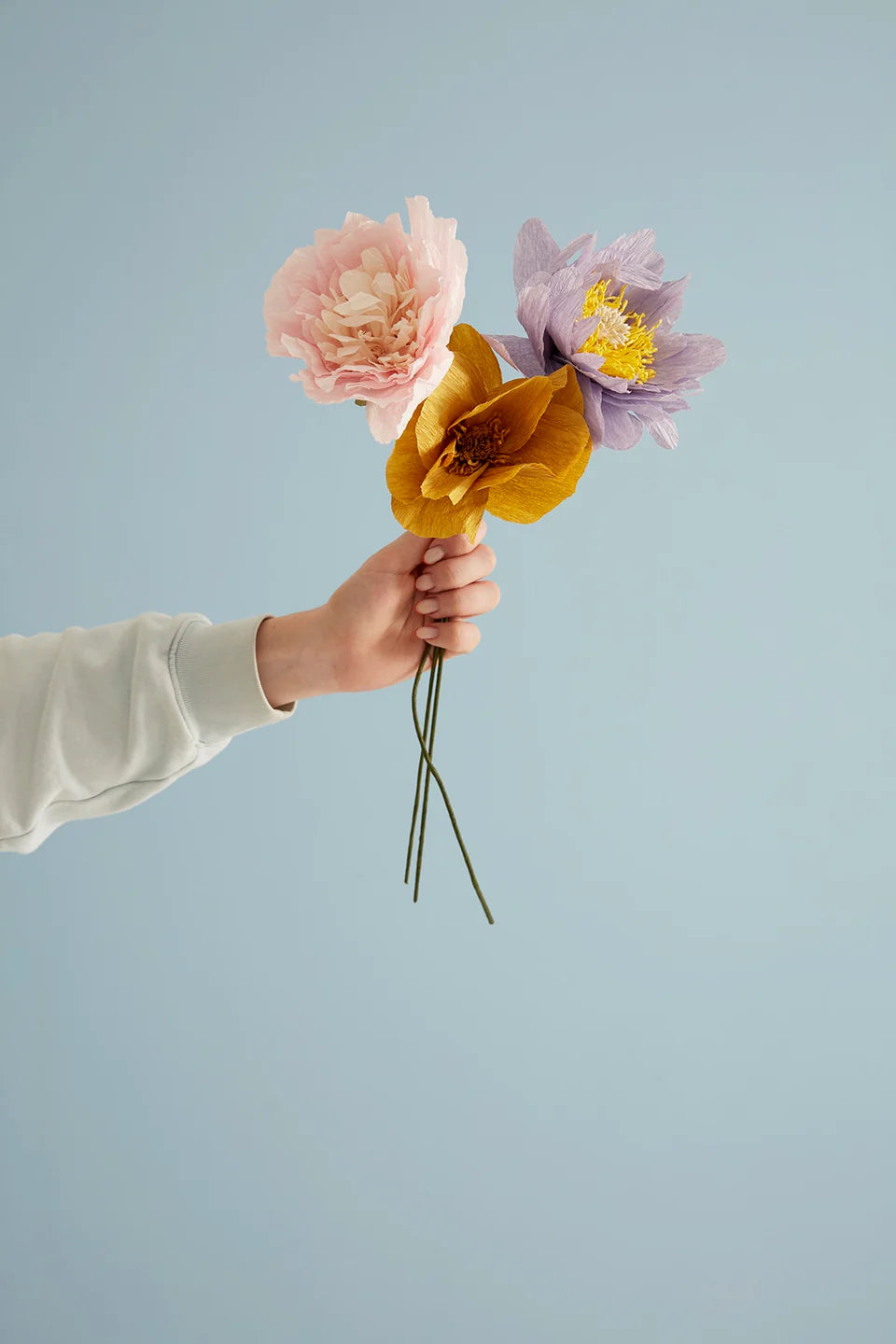 STUDIO ABOUT - PAPER FLOWER, COTTAGE ROSE, PURPLE, 170400P