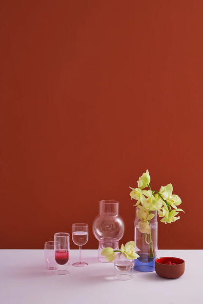 STUDIO ABOUT - WATER GLASS, TALL, 2 PCS, ROSE