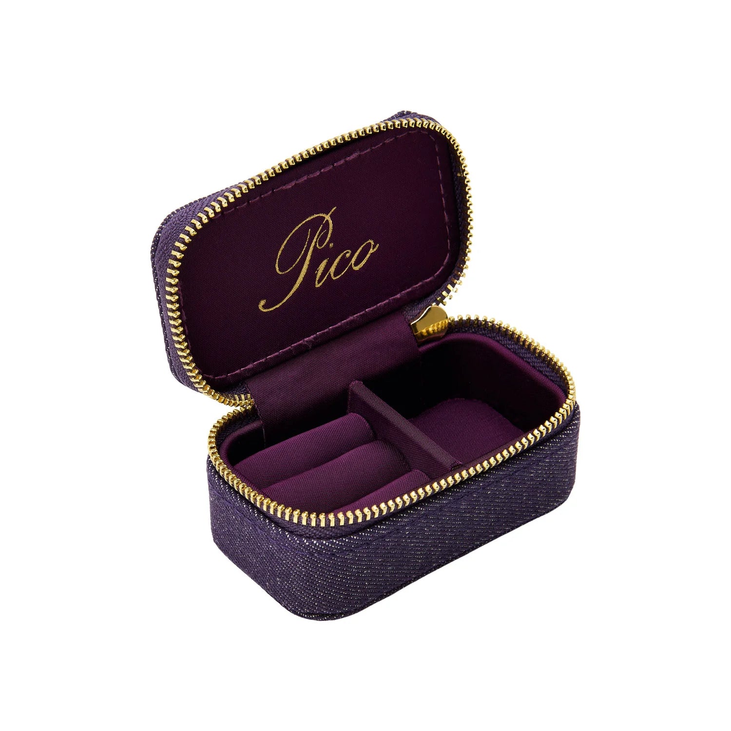 Pico Copenhagen - Schmuckkästchen &quot;Small Jewelry Box&quot;, TA10, Dark Berry Denim