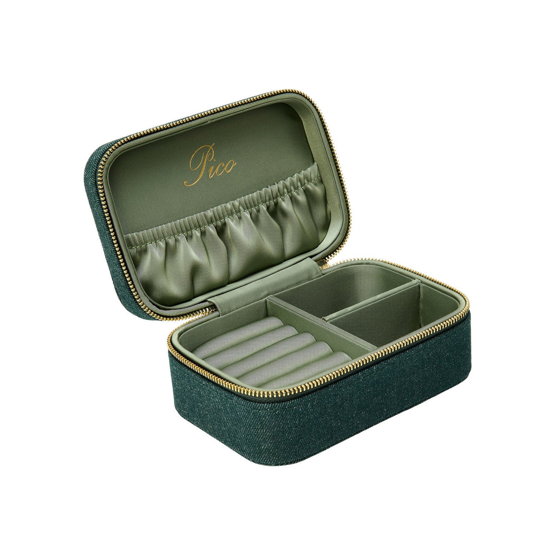 Pico Copenhagen - Schmuckkästchen &quot;Large Jewelry Box&quot;, TA11, Forest Denim