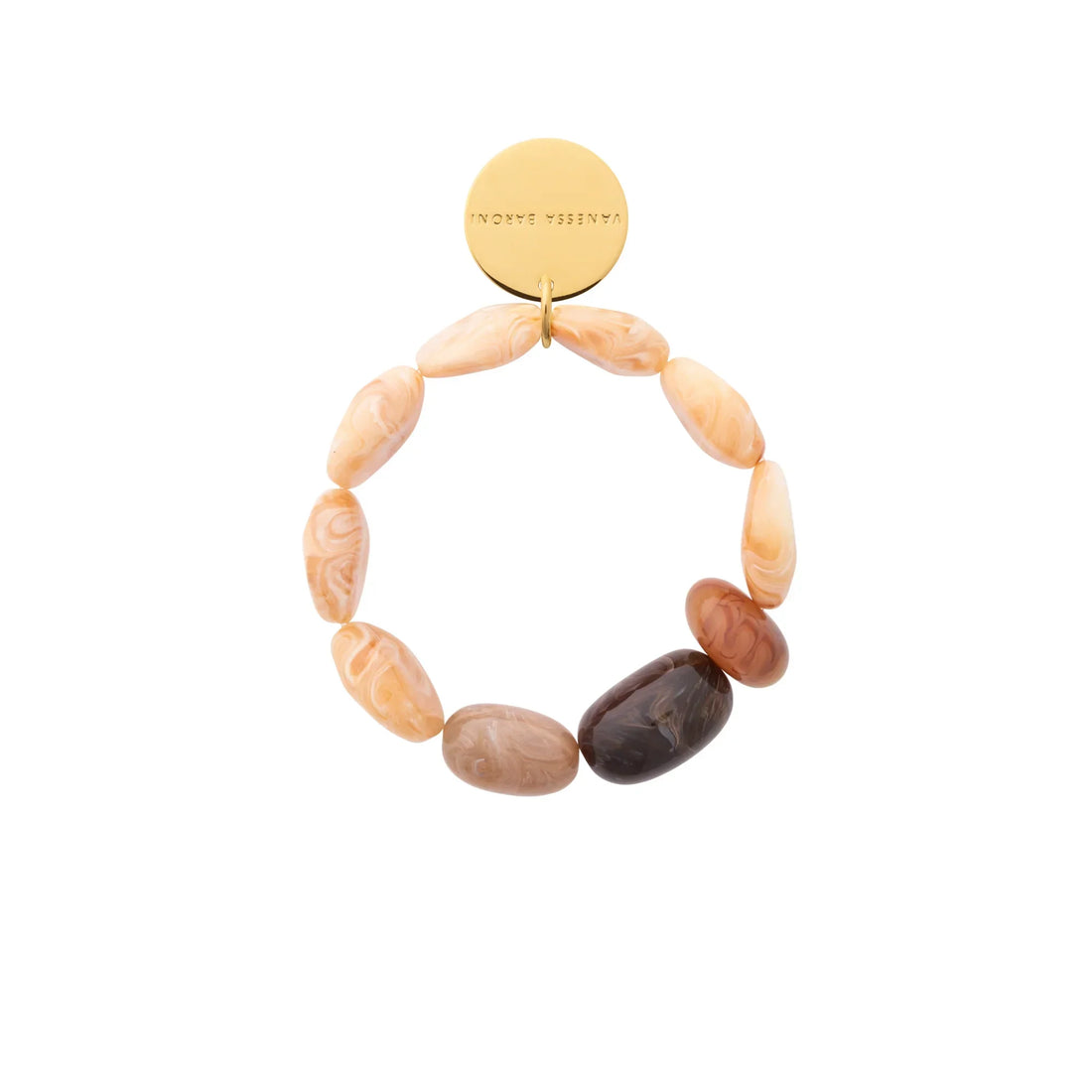 Vanessa Baroni - Unique Flex Bracelet, VB2604CBM, Creme brulee marble